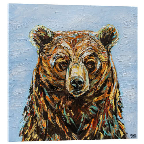 Acrylic print Cuddly Bear