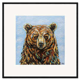 Plakat artystyczny premium w ramie Cuddly Bear