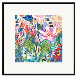 Framed art print Tropical Fest II