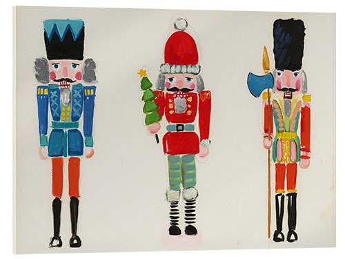 Acrylglasbild Nussknacker-Trio