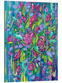 Magnettafel Purple Rain