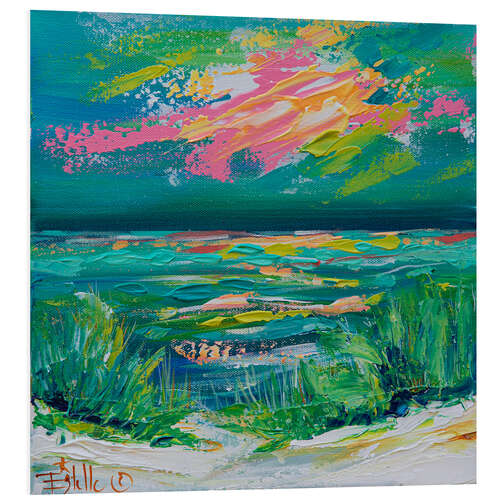 PVC print Colorful Coast