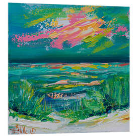 Foam board print Colorful Coast