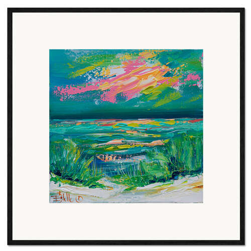 Impression artistique encadrée Colorful Coast