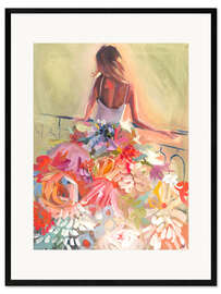 Impression artistique encadrée Flower Dress