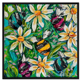 Gerahmter Kunstdruck Herumtollen