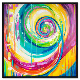 Gerahmter Kunstdruck Vertraue deiner Reise