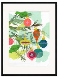 Gerahmter Kunstdruck Midmod Christmas