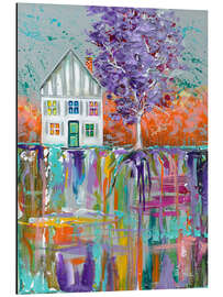 Magnettafel Ein Landhaus am See