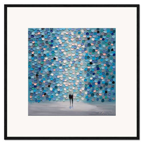 Framed art print Enlightenment at The Blue Hour