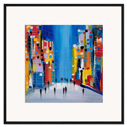 Framed art print Happy Hour