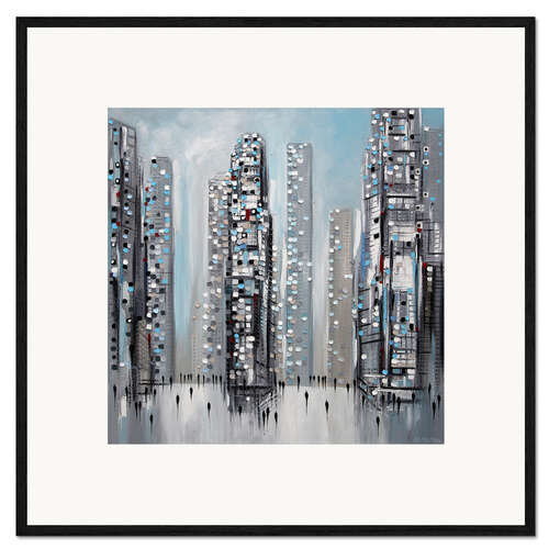 Kunsttryk i ramme One Day In The City