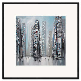 Kunsttryk i ramme One Day In The City