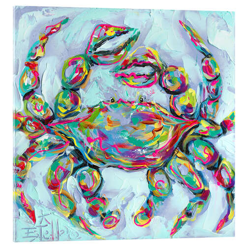 Tableau en verre acrylique Royal Crab