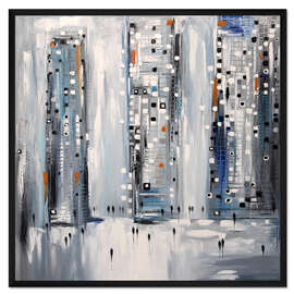 Gerahmter Kunstdruck Großstadtfeeling