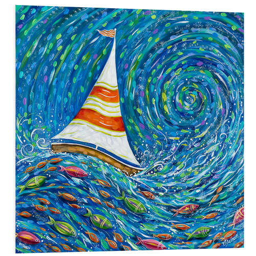 Foam board print Set Sail