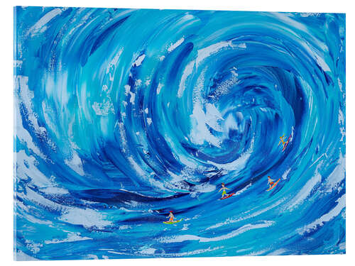 Acrylglas print Catch a Wave