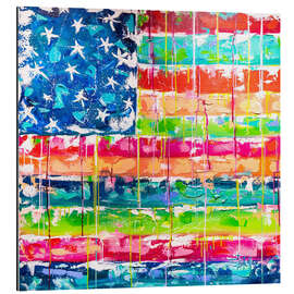 Magnettafel Abstract Flag