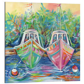 Magnettafel Seite an Seite segeln