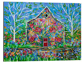 Aluminium print House of Flowers