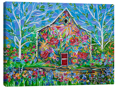 Canvas print House of Flowers