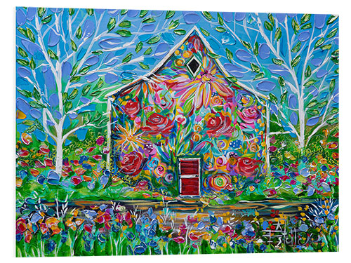 Foam board print House of Flowers