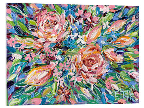 Tableau en PVC Potpourri of Roses