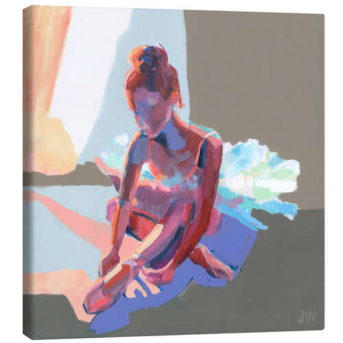 Canvas print Ballerina Sitting