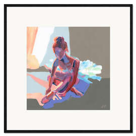 Stampa artistica con cornice Ballerina Sitting