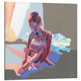 Magnettafel Ballerina sitzend