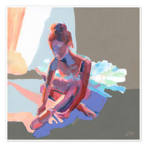 Plakat Ballerina Sitting