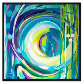 Gerahmter Kunstdruck Smaragdwasser