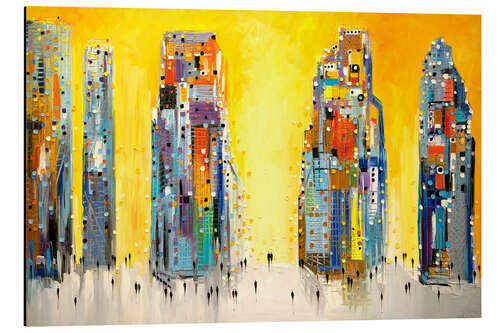 Aluminium print Cosmopolitan City