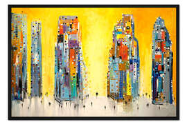 Gerahmter Kunstdruck Cosmopolitan City