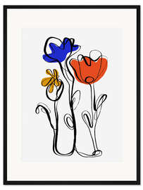 Gerahmter Kunstdruck Drei Schönheiten