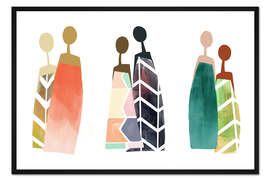 Gerahmter Kunstdruck African Fashion II