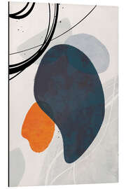 Magnettafel Brush Stokes and Wine II