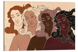 Magnettafel Botticelli Ladies in Colour