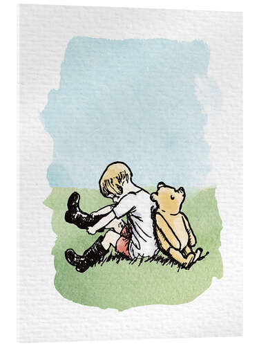 Cuadro de metacrilato Winnie the Pooh and Christopher Robin