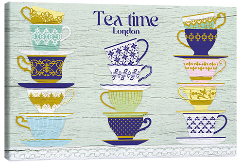 Tableau sur toile London Tea Time