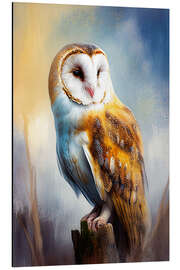 Tableau en aluminium Barn Owl - Dreamscapes