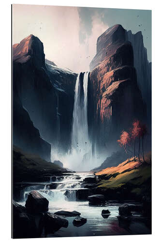 Gallery Print Der Wasserfall im Verwunschenen Tal