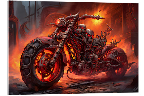 Gallery print Skull Bike I