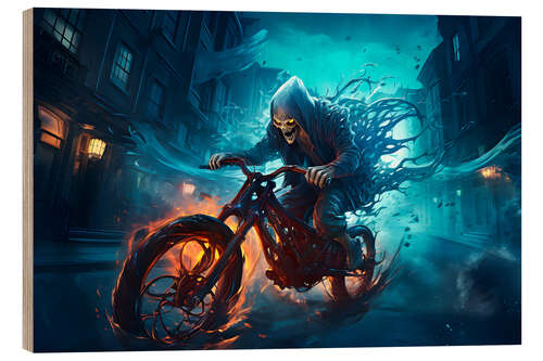 Cuadro de madera Ghostrider