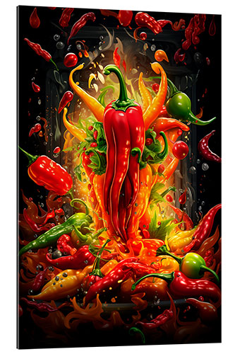 Galleritryk Paprika Splash