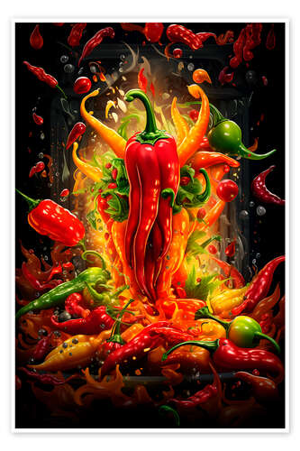 Plakat Paprika Splash