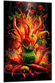 Magnettafel Feuertopf