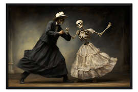 Gerahmter Kunstdruck Liebe ist Ewig