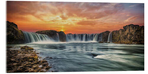 Acrylic print Goðafoss, Iceland