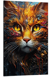 Aluminium print Cosmic Cat